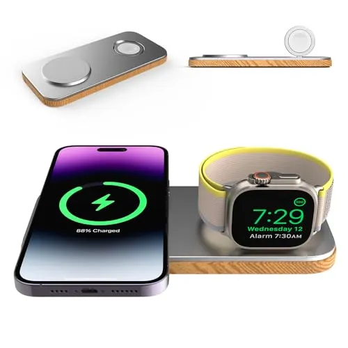 CubeNest K200 2in1 Kabelloses Ladegerät mit MagSafe