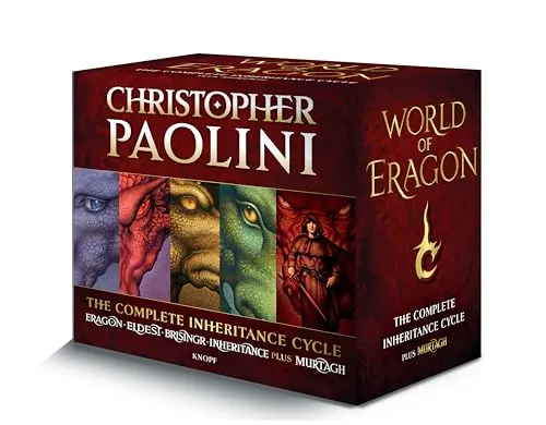 World of Eragon 5-Book Paperback Boxed Set - Fantasy Buch-Set mit den Bestsellern von Christopher Paolini, inklusive der neuen Geschichte 'Murtagh'. Perfektes Geschenk für Fantasy-Fans und Abenteuerliebhaber!