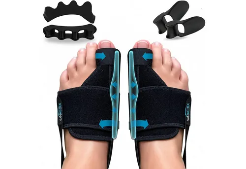 Sanmedix Hallux Valgus Korrektur Schiene Set mit Zehenspreizern