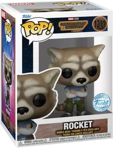 FUNKO POP!-  ROCKET 1211 ☆ Guardians of the Galaxy vol. 3 ☆ Special Edition NEW