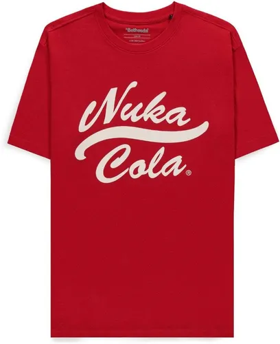 Fallout Nuka Cola T-Shirt - Stylisches T-Shirt mit dem ikonischen Nuka Cola Logo. Hergestellt aus weicher Baumwolle für hohen Tragekomfort. Ideal für Fans der Fallout-Reihe, perfekt für den Alltag oder als Geschenk.