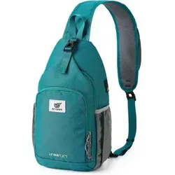 SKYSPER Herren Brusttasche Sling Bag – Wasserfest und Praktisch - Wasserabweisende Sling Bag für Outdoor-Abenteuer. Verstellbarer Schultergurt und zahlreiche Fächer sorgen für perfekten Tragekomfort und Organisation. Ideal für Reisen und Freizeit.