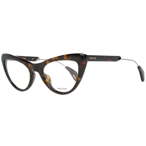 Police Brille VPL855 722G 50 Damen Braun von De Rigo
