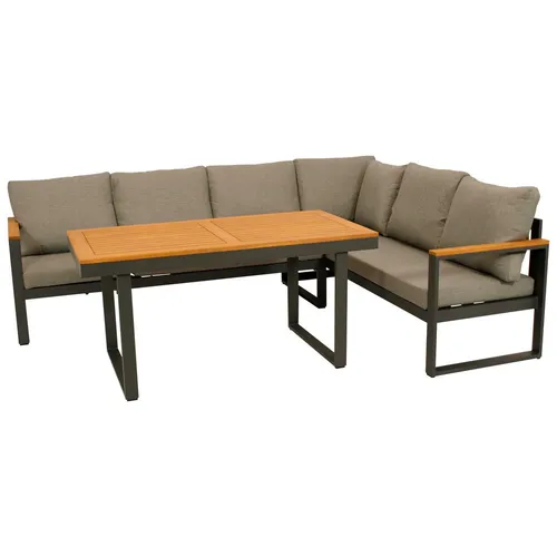 Garten Lounge Set Aluminium Holz – Stilvolle Sitzgruppe für den Außenbereich
