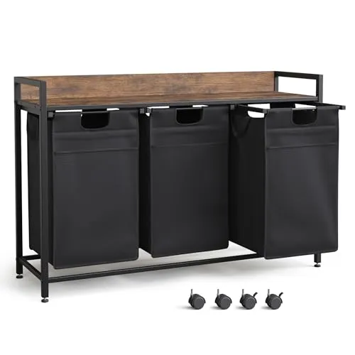 Mondeer Wäschekorb mit Metallgestell von Mondeer