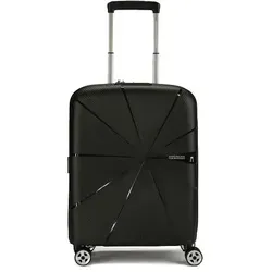 Hartschalen-Trolley AMERICAN TOURISTER STARVIBE - Modischer Handgepäck-Koffer aus robustem Polypropylen, erweiterbar und mit TSA-Zahlenschloss, ideal für sicheres Reisen. Stoßdämpfende Doppelräder sorgen für müheloses Gleiten.
