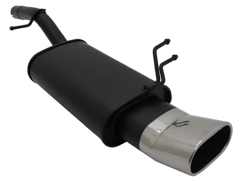 Novus Sportauspuff für Ford Fiesta MK6 JH / JD 75x135mm DTM - Schalldämpfer mit sportlichem Klang, optimiert für Leistung und Design, ideal für Autofans.