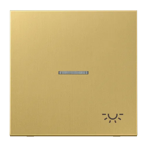 Jung LS Design Wippe Licht mit Lichtleiter in gold von Jung