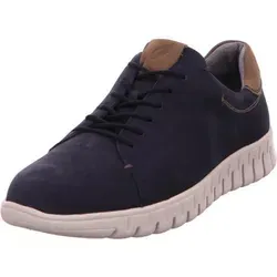 Waldläufer Adult Baldo blau Gr. 44 - Herren-Sneaker aus echtem Leder, bequem und ideal für den Alltag mit optimaler Passform.