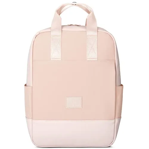 Johnny Urban Rucksack Jona Medium - Sportlicher Laptop-Rucksack für Uni und Freizeit in Rosa - Laptop-Rucksack mit 11 Litern Volumen, wasserabweisend und aus recycelten PET-Flaschen hergestellt. Ideal für Uni, Büro, Schule und Sport mit gepolstertem Laptopfach für Geräte bis 14 Zoll.
