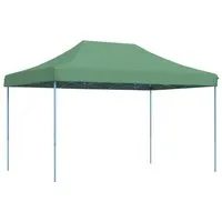 vidaXL Faltbares Pop-Up Partyzelt in Grün 440x292x315 cm - Geräumiges Pavillon für Outdoor-Events, einfach aufzubauen und ideal für feuchte Bedingungen dank langlebiger Oxford-Gewebe-Beschichtung.