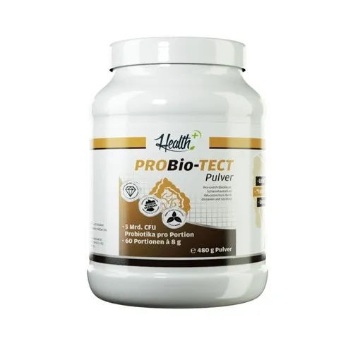 Zec+ Health+ Probio Tect 480g Unflavoured - Probiotische Unterstützung - Diätergänzungsmittel mit 480g probiotischen Inhaltsstoffen, ideal für die Unterstützung der Darmgesundheit ohne Geschmack.