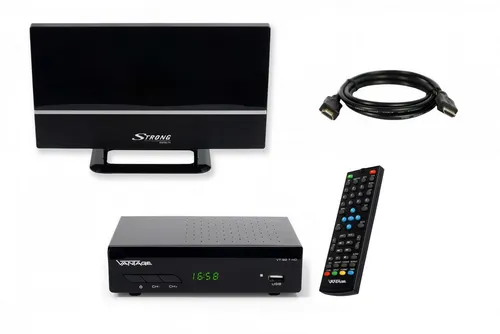 Vantage VT-92 DVBT2 Receiver Bundle in schwarz von Vantage