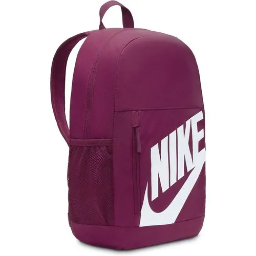 Nike Elemental Rucksack 20l Kinder - lila - Rucksack für Schule, Sport und Freizeit mit geräumigem Hauptfach und robustem Polyester. Gepolsterte Schultergurte sorgen für Komfort, modernes Design in lila mit Nike-Details.