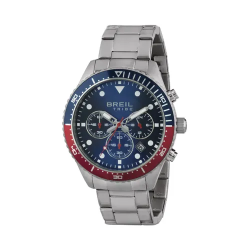 Breil Sail EW0581 Herrenuhr Chronograph - Herrenuhr mit Edelstahlgehäuse und Chronographfunktion, 10 ATM wasserdicht und stilvolles blaues Zifferblatt – ideal für aktive Männer.