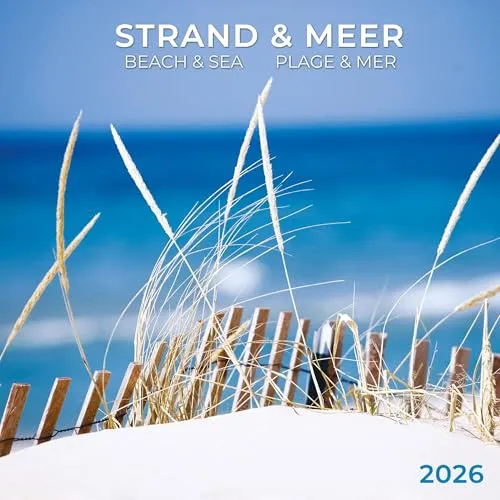Strand und Meer/Beach and Sea 2026: Artwork Kalender