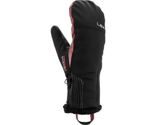 LEKI Vallarta 3D Damen Fäustlinge schwarz-rosé 6.5 von LEKI