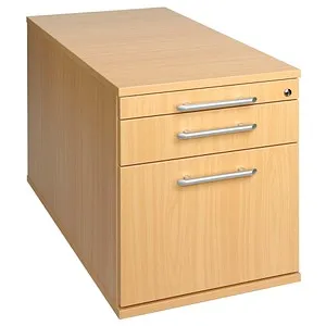 Hammerbacher Rollcontainer Solid TC20 - abschließbar mit Hängeregistratur - Büroschränke, hochwertiger Rollcontainer aus Buche mit 2 Schüben und Hängeregistratur, ideal für sichere Aufbewahrung und effiziente Organisation im Büro.