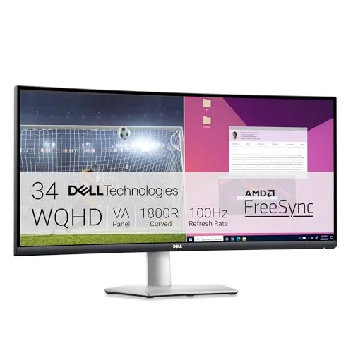 Dell S3423DWC USB-C 34 Zoll WQHD Curved Monitor von Dell