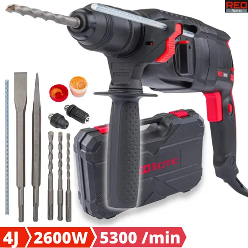 Bohrhammer SDS Plus 4J mit Zubehör und Koffer
