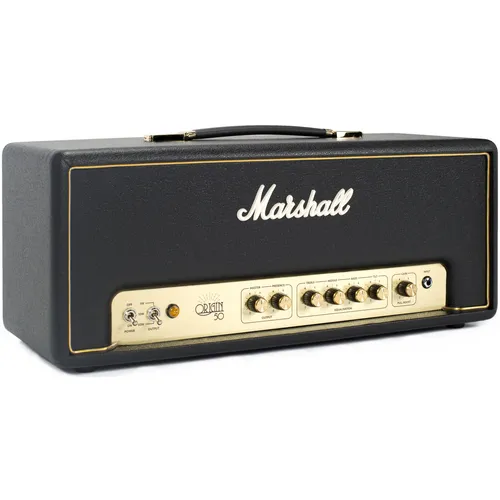 Marshall Origin 50H Head - Röhrenverstärker für E-Gitarre - Verstärker für E-Gitarre mit Gain Boost-Funktion und schaltbarer Leistungsreduktion für vollen Klang in jeder Umgebung. Ideal für Musiker, die Flexibilität und Qualität suchen.