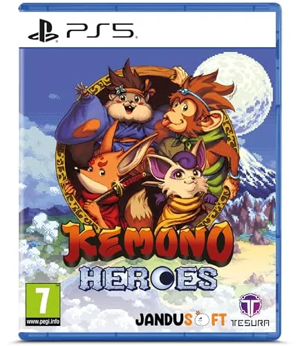 Kemono Heroes - PS5 Plattformspiel mit 4 Ninja-Charakteren - PS5-Spiel mit packendem Run-and-Gun-Gameplay, wähle aus 4 einzigartigen Ninja-Meistern und erlebe actionreiche Abenteuer im lokalen Koop-Modus für bis zu 4 Spieler.