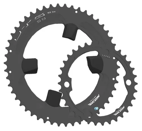 Miche Kettenblatt UTG S8 für Ultegra 8000 - 48Z außen, schwarz - Kettenblatt für 11-fach Antrieb, aus hochwertigem Aluminium gefertigt, ideal für präzise Schaltvorgänge und optimale Leistung beim Radfahren.