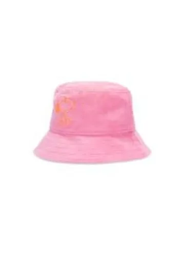 CODELLO X Peanuts Frottee Bucket Hat mit Snoopy-Motiv, Strandhut, Pink