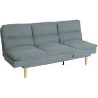 Schlafsofa MCW-M79 - Gästebett mit Schlaffunktion - Sofa mit Liegefläche 180x110 cm, ideal für Gäste. Hochwertiges Design in blau-grau und ausgezeichnetes Qualitätsmanagement für besten Komfort.
