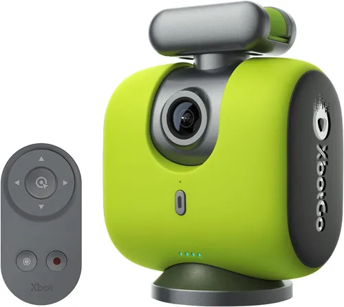 Geschenke für Fußball-Fans) XbotGo Chameleon AI Team-Sport-Action-Kamera 4K 60 FPS – Automatische Verfolgung von Fußball und Basketball, freihändige Action-Kamera für Sport, Live-Streaming, ohne Abonnement, kompatibel mit iOS & Android (Limettengrün