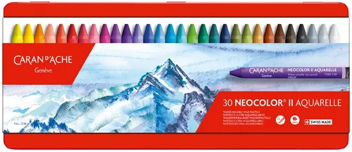 CARAN D'ACHE Aquarell-Wachsmalstift NEOCOLOR II 30er Etui von Caran d'Ache