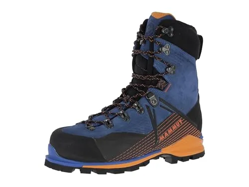 Mammut Kento Mountain High GTX Men - Robuste Bergstiefel für Hochtouren - Wanderschuhe mit GORE-TEX für ultimativen Komfort und Schutz auf Gletschertrekking. Die Vibram-Sohle bietet maximalen Grip, ideal für anspruchsvolle Bergtouren.