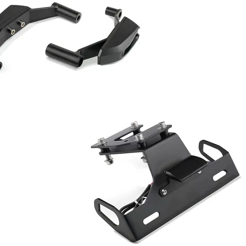 Set Sturzpads + Kennzeichenhalter S2