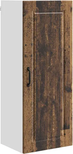 vidaXL Küchenwandschrank Altholz 40 x 31 x 100 cm - Küchenunterschrank aus robustem Holzwerkstoff, ideal für moderne und traditionelle Küchen. Mit 3 Regalen für optimale Aufbewahrung und stilvollem Design für einen einladenden Kochbereich.