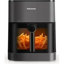 PANASONIC Air Fryer NF-CC500 - Heißluftfritteuse 1450 Watt, 5 Liter Fassungsvermögen, knusprige Ergebnisse durch 360° Luftzirkulation und Dampfeinlass