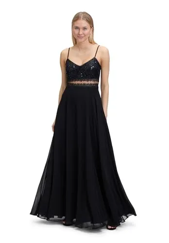 Vera Mont Abendkleid mit Spitze in schwarz von Vera Mont