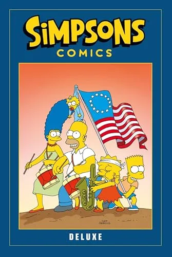 Die Simpsons Comics Deluxe: Bd. 4 - Lustige Abenteuer - Entdecken Sie die witzigen Abenteuer von Homer, Marge & Co. in diesem vierten Band der Deluxe-Reihe. Perfekt zum Schmunzeln und Sammeln für Comic-Fans!