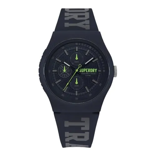 Superdry HerrenArmbanduhr Analog Quarz Silikon SYG188UU