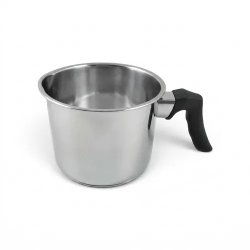 Milchkochtopf 1L 18/10 Edelstahl Rostfrei Milchtopf Ø 12 cm Induktion Milchkanne