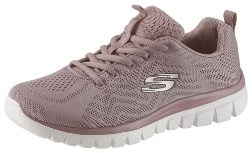 SKECHERS Graceful - Get Connected Damen Sneaker - Sportliche Sneaker aus Textil in lavendel mit innovativem Memory Foam für höchsten Tragekomfort. Ideal für Freizeit und aktive Tage.