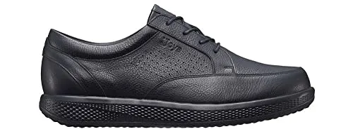 JOYA Boston Black Herren Schnürschuh - Herren-Schnürhalbschuhe aus weichem Leder mit atmungsaktivem Futter, ideal für hohen Tragekomfort und Unterstützung den ganzen Tag über.