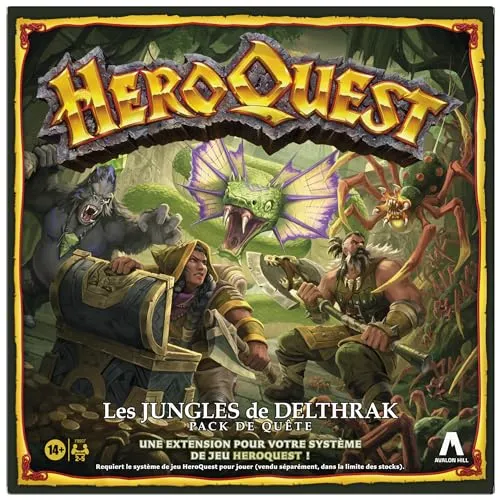 Avalon Hill HeroQuest Delthrak Dschungel Quest Pack HeroQuest System erforderlich Rollenspiele Französische Version