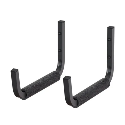 QLS Wandhaken - Vielseitige Wandhalterung für Garage und Garten - System-Haken zur platzsparenden Aufbewahrung von Werkzeugen, Fahrrädern und Gartengeräten. Robuste Materialien garantieren hohe Belastbarkeit und Langlebigkeit.