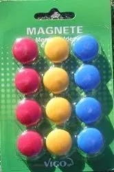 Produktbild Vigo Magnete für Magnettafeln 12er Pack, bunt, rund  Magnet