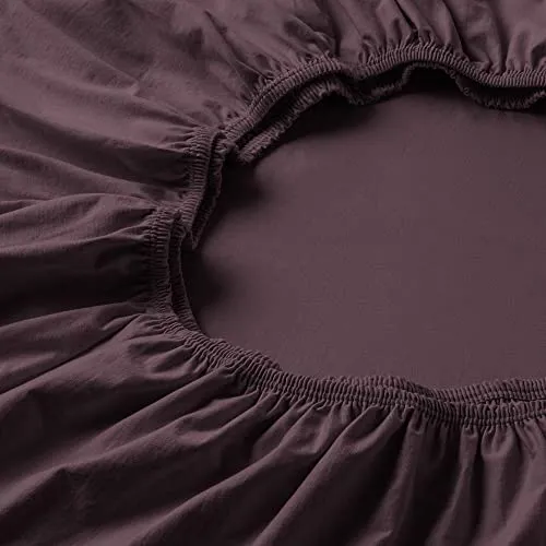 ESTELLA Topper-Spannbetttuch | aubergine in lila von ESTELLA