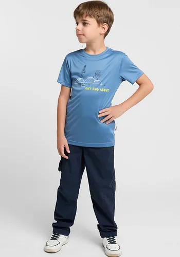JACK WOLFSKIN DESERT PANTS K Kinderhose - Atmungsaktive Kinder-Regenhose aus schnell trocknendem TEXADRI NYLON STRETCH-Gewebe, ideal für Sommerabenteuer, mit UV-Schutz und praktischen Taschen.