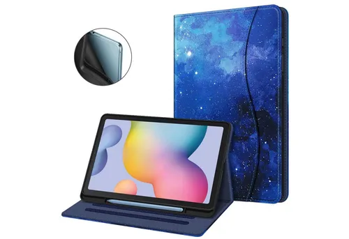 Fintie Tablet-Hülle für Samsung Galaxy Tab S6 Lite 10.4 - Tablet-PC-Zubehör mit Soft TPU Rückseite, S Pen Halter und praktischen Dokumentschlitzen für optimalen Schutz und Komfort.