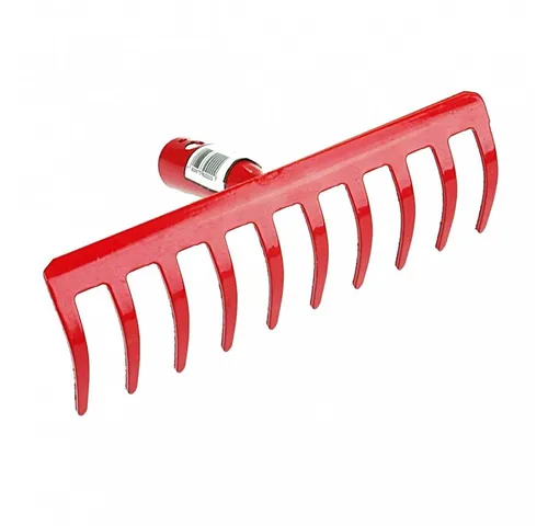 Polar Garten Rechen 2223 Stahl-Rechen 28 cm breit 12 Zinken konischer Dülle, 100 cm Arbeitsbreite, (1 St), Grasauffangvorrichtung