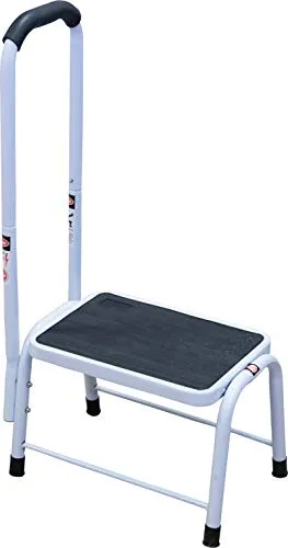 Aidapt Tritthocker mit weichem Handlauf und rutschfester Oberfläche