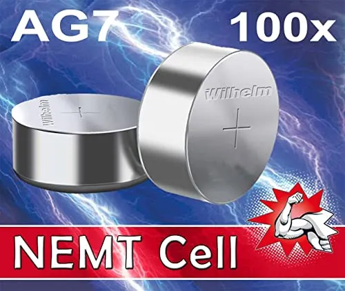 X Wilhelm AG7 LR57 - L927-195 - 395 - GP95A Qualitätsbatterien 1,5 V Alkaline 100
